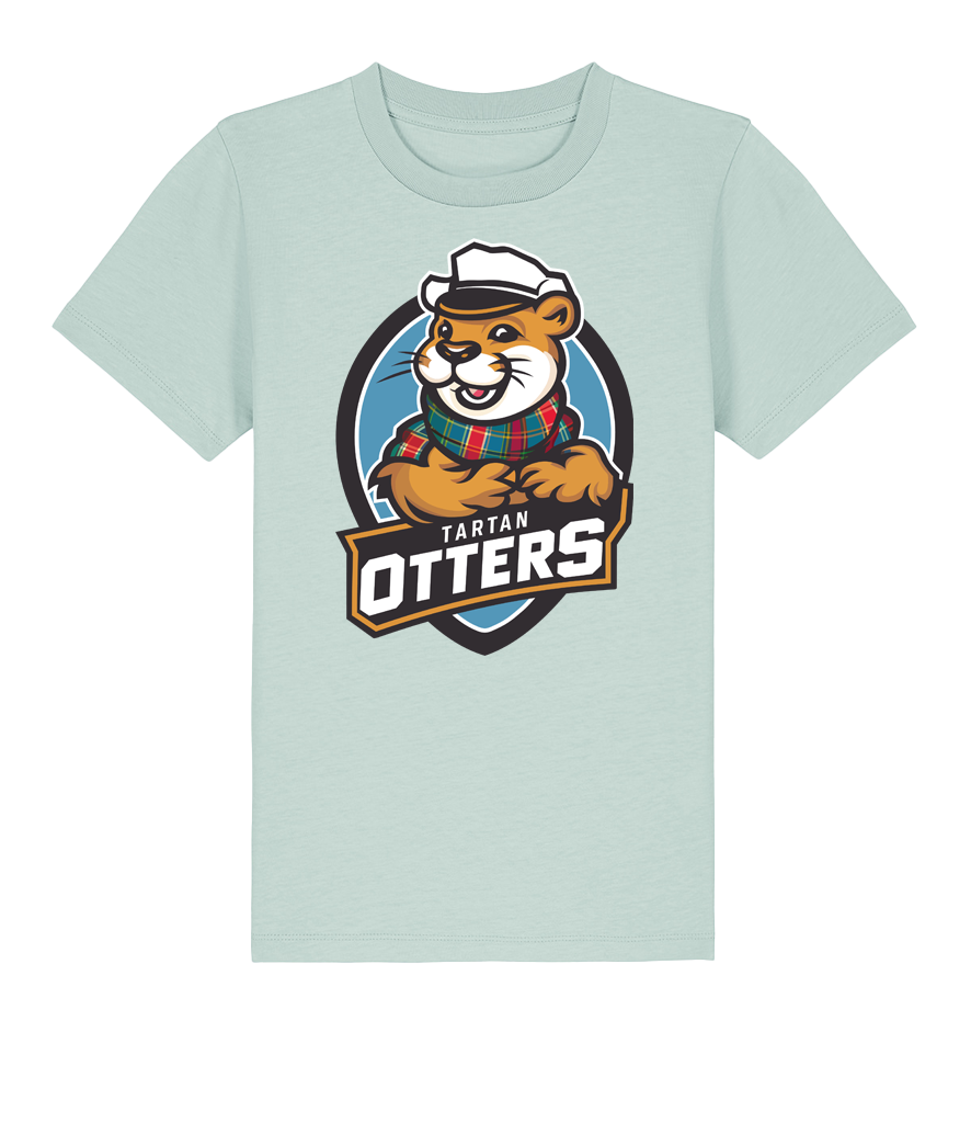 Tartan Otters Logo Kids T-Shirt