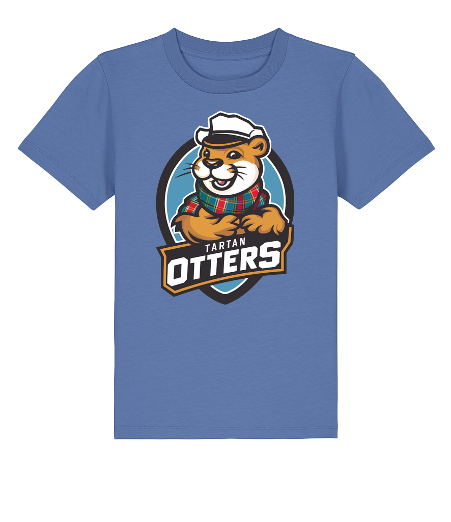 Tartan Otters Logo Kids T-Shirt