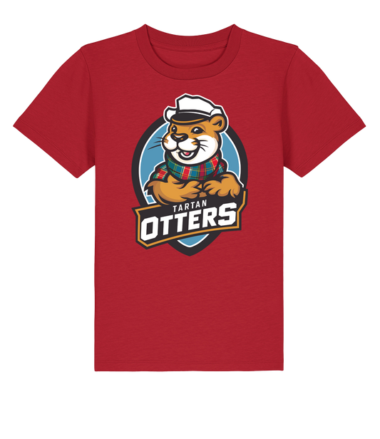 Tartan Otters Logo Kids T-Shirt